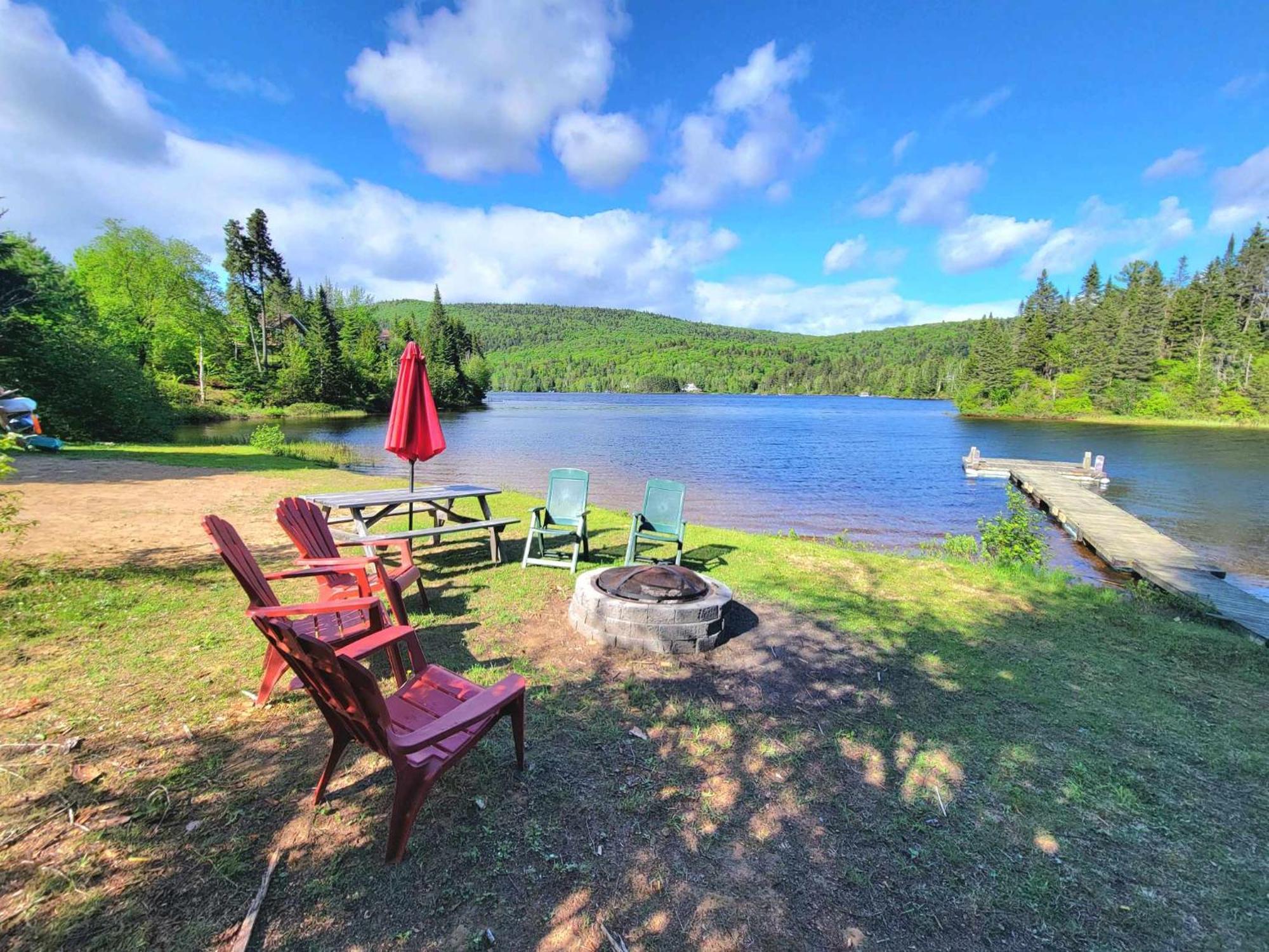 L'Eau Douce - Lumiere Naturelle En Bord De Lac Villa Saint-Donat-de-Montcalm Exterior photo